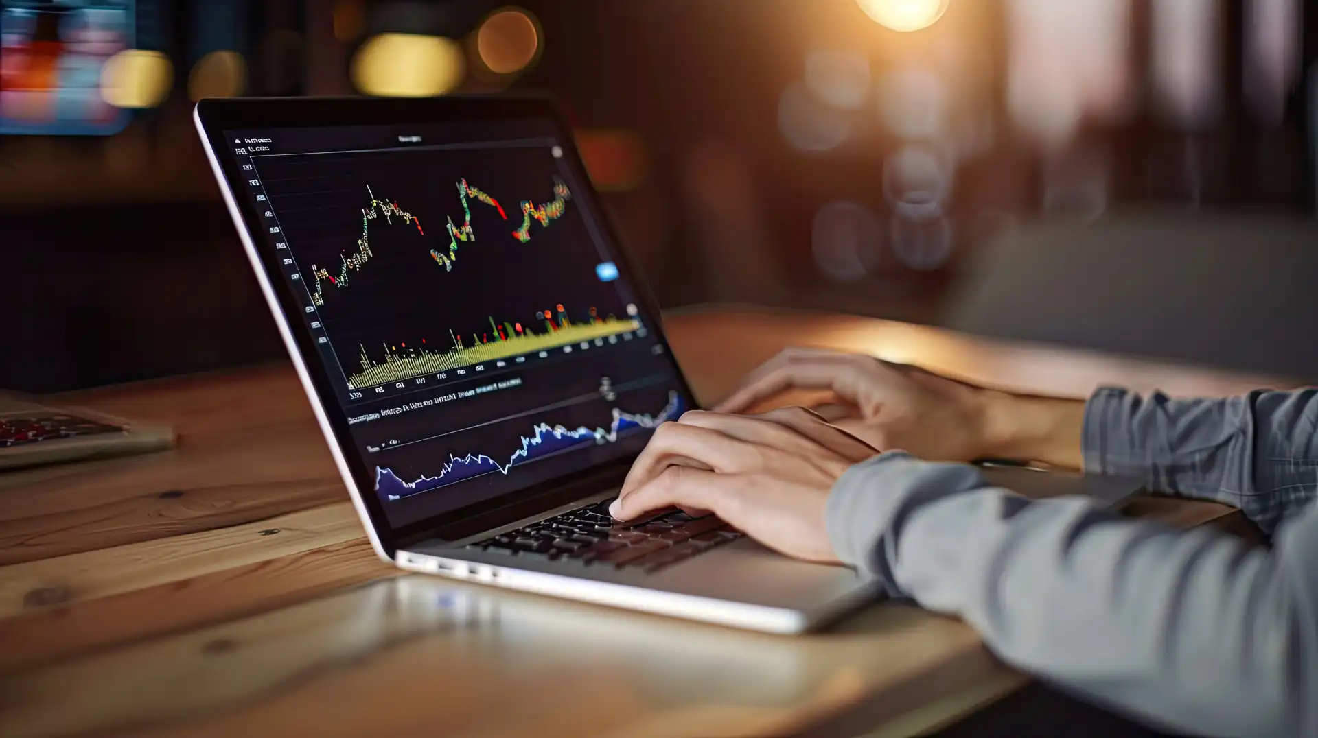 analyzing stock market trends-investment-opportunities-laptop-aiming-financial-growth-